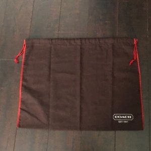 COACH Vintage Brown Drawstring Dust Bag
